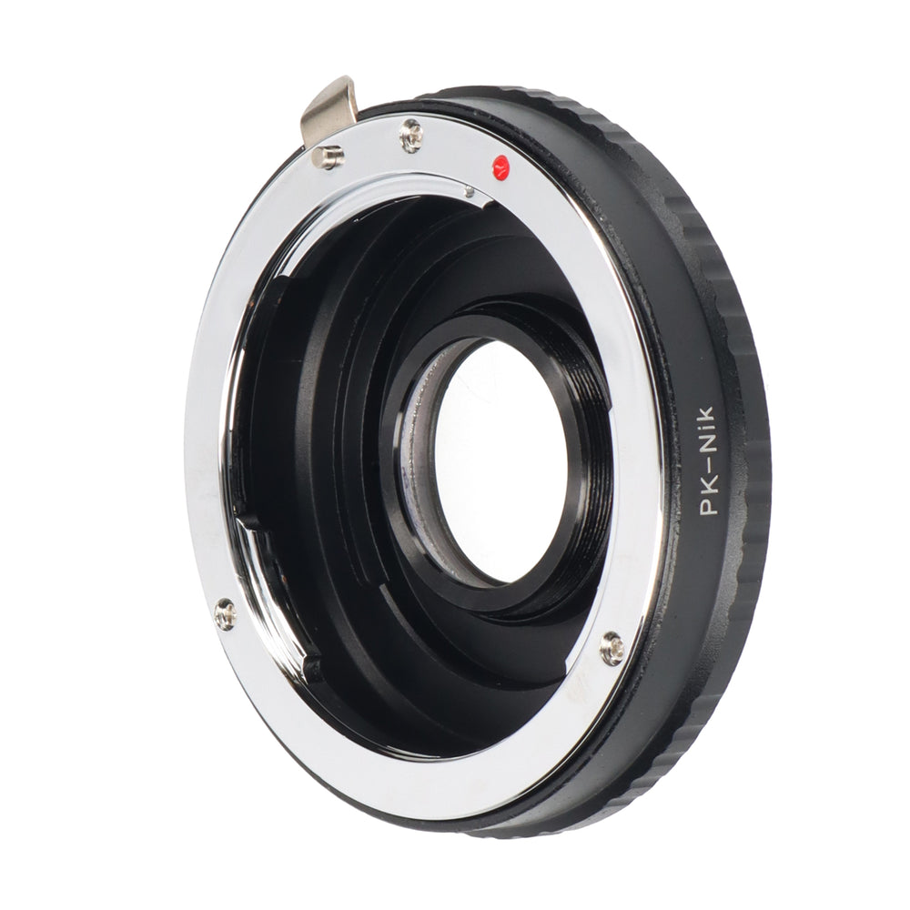 Objektivadapter Pentax PK an Nikon + Korrektur Linse