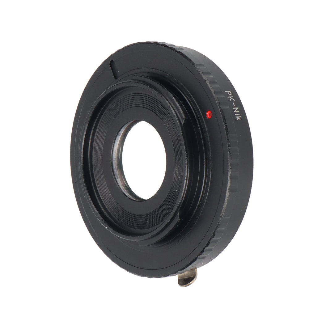 Objektivadapter Pentax PK an Nikon + Korrektur Linse