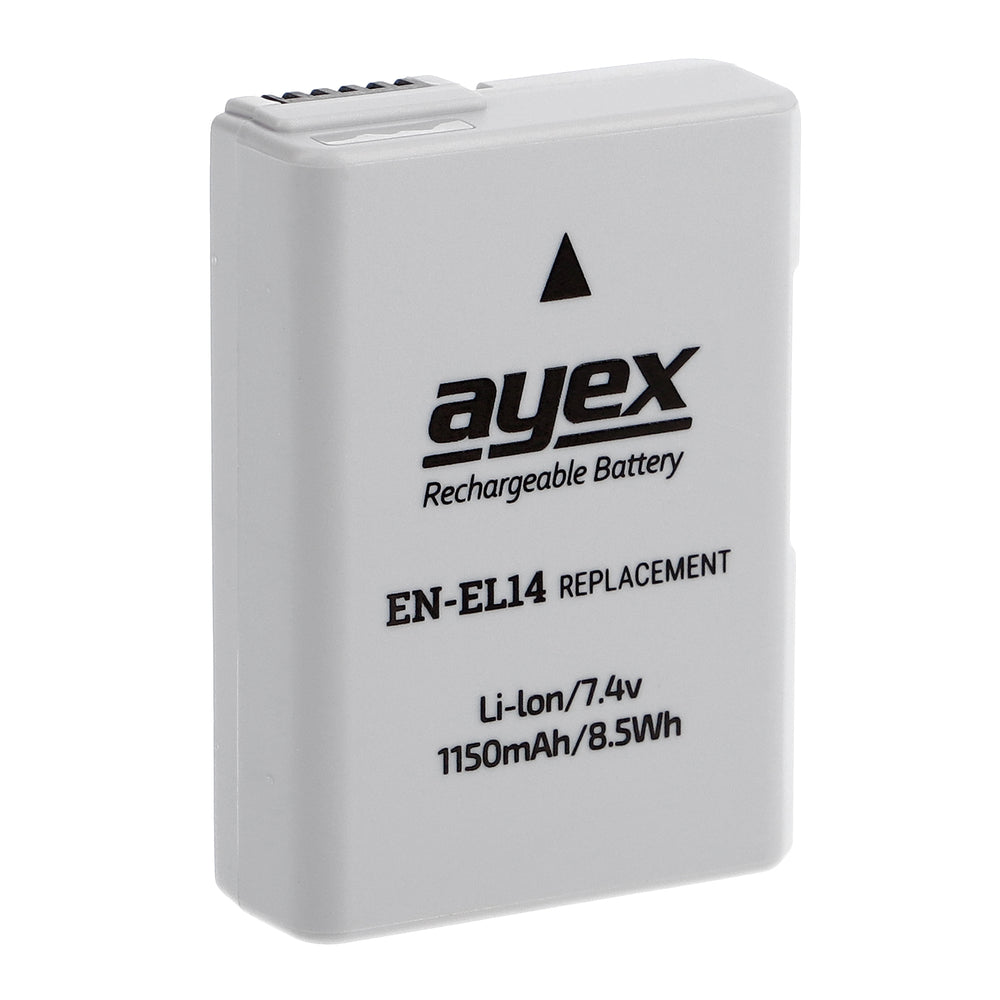 EN-EL14 Akku für zB Nikon D3100 D3200 D5100 P7700 P7100 100% kompatibel