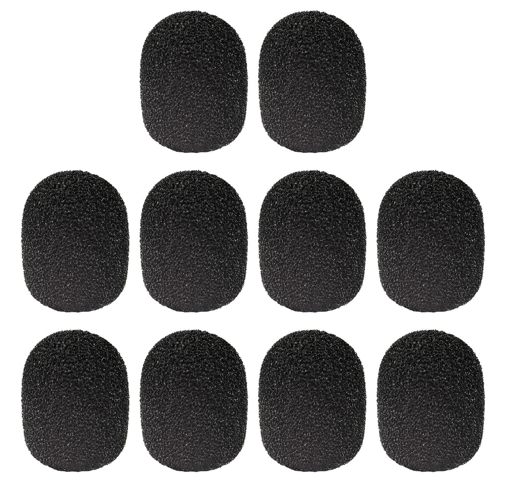 Mikrofon Schaumstoff Schutz für z.B. Lavalier-Mikrofone 10er Pack