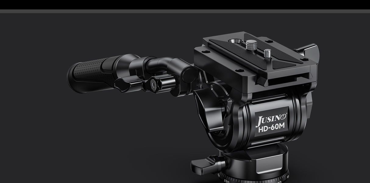 JUSINO Hydraulik Präzisions-Videoneiger 15kg Tragkraft HD-60M