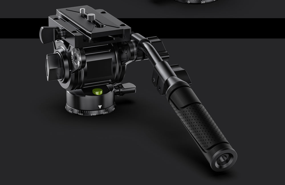 JUSINO Hydraulik Präzisions-Videoneiger 15kg Tragkraft HD-60M