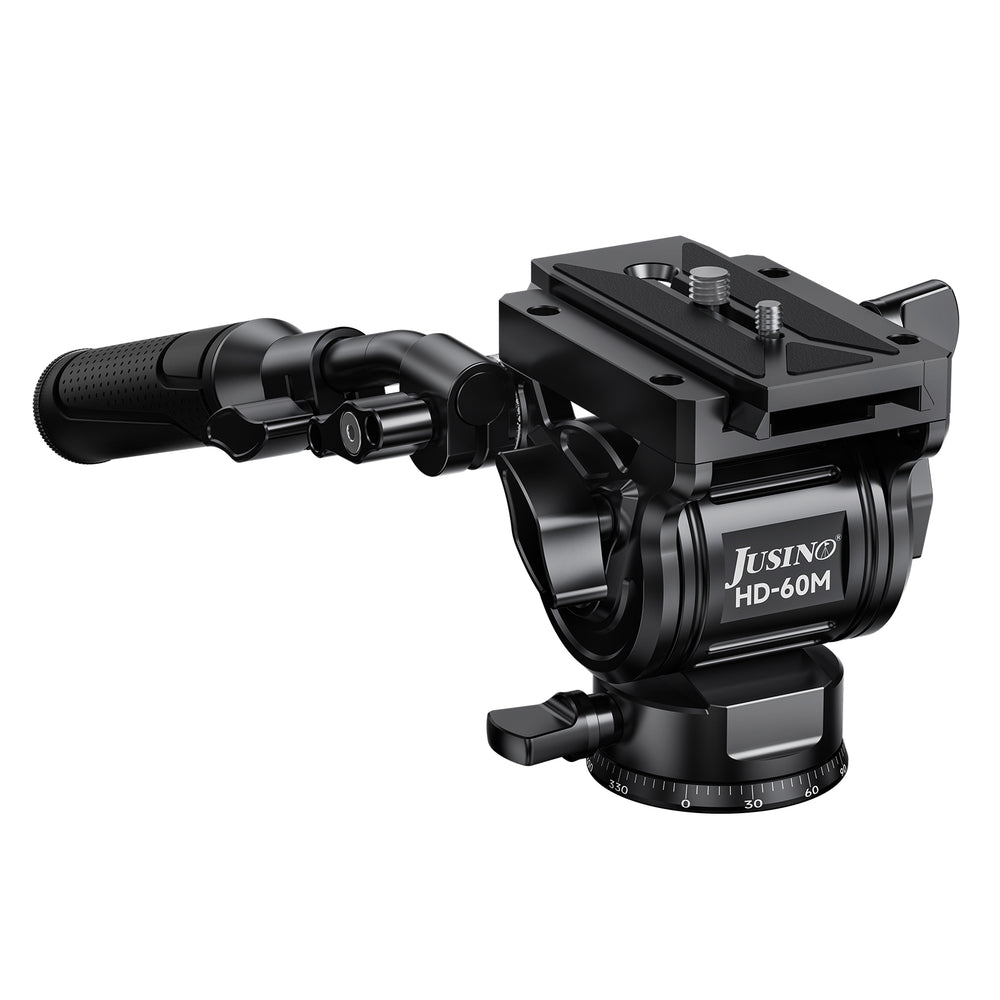 JUSINO Hydraulik Präzisions-Videoneiger 15kg Tragkraft HD-60M