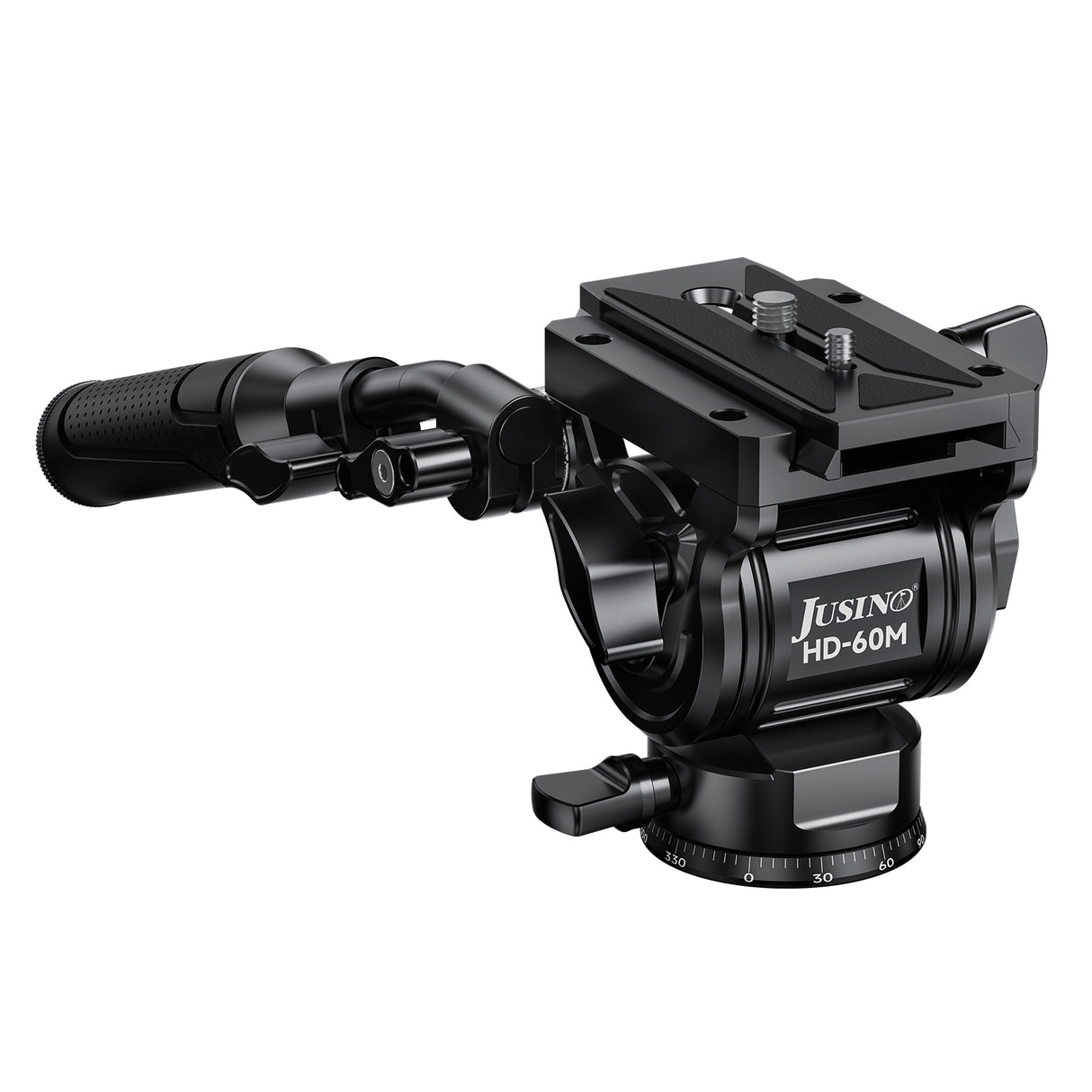 JUSINO Hydraulik Präzisions-Videoneiger 15kg Tragkraft HD-60M