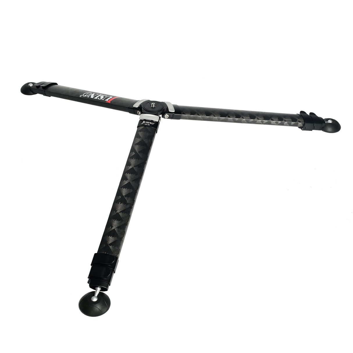 JUSINO Karbon Profi-Videostativ Tripod bis 130cm 18kg belastbar Transporttasche KA-50