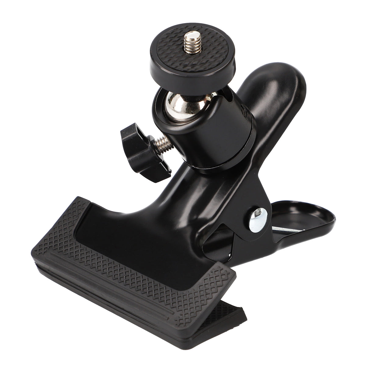 Studioclip mit Kugelkopf 1/4 Zoll Schraube für Blitzgeräte LED Leuchten Kameras & Zubehör bis 1 kg