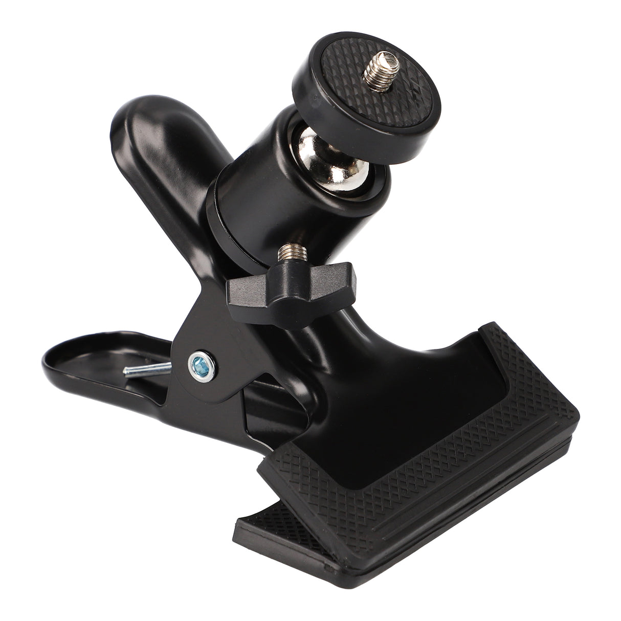 Studioclip mit Kugelkopf 1/4 Zoll Schraube für Blitzgeräte LED Leuchten Kameras & Zubehör bis 1 kg