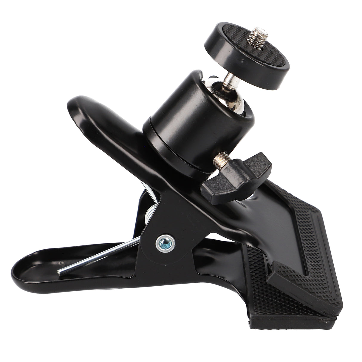 Studioclip mit Kugelkopf 1/4 Zoll Schraube für Blitzgeräte LED Leuchten Kameras & Zubehör bis 1 kg