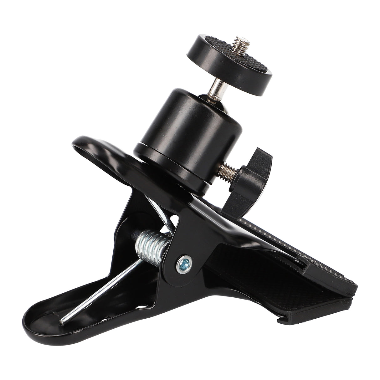 Studioclip mit Kugelkopf 1/4 Zoll Schraube für Blitzgeräte LED Leuchten Kameras & Zubehör bis 1 kg