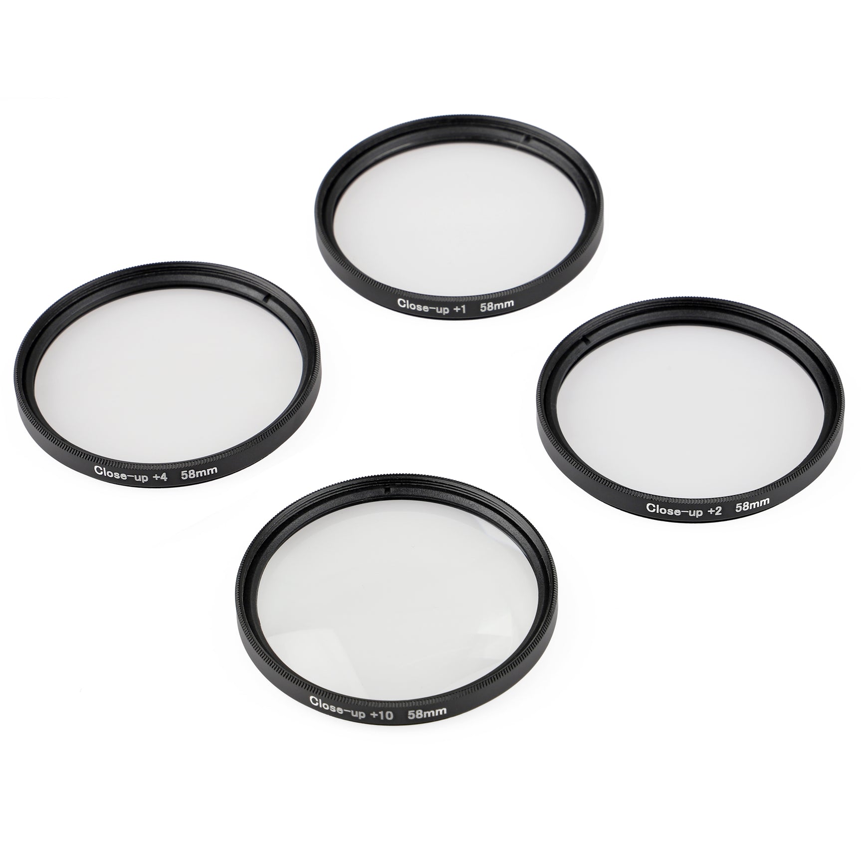 ayex Close up Makro Linsen Set 58mm - 4 teilig (+1, +2, +4, +10)