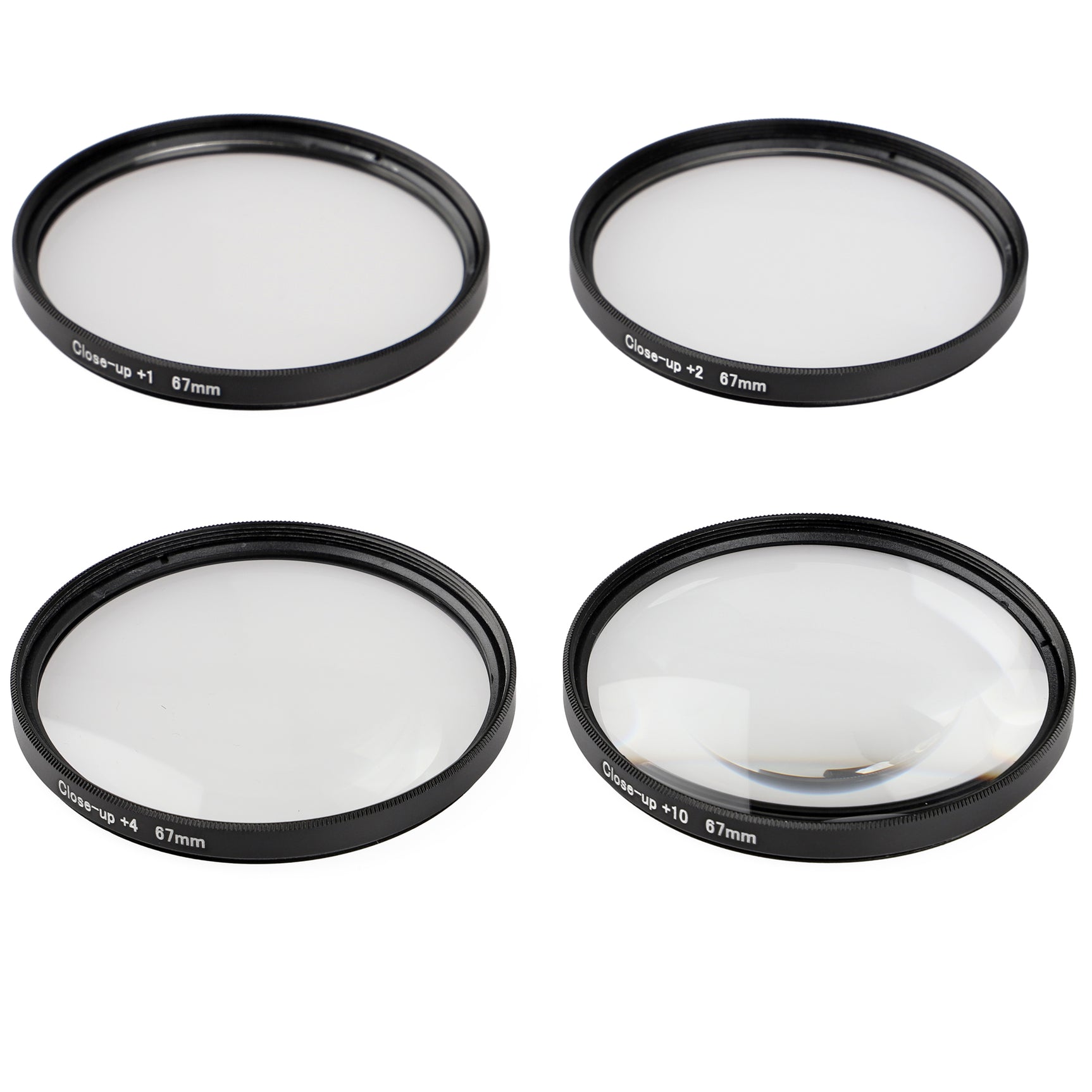 ayex Close up Makro Linsen Set 67mm - 4 teilig (+1, +2, +4, +10)