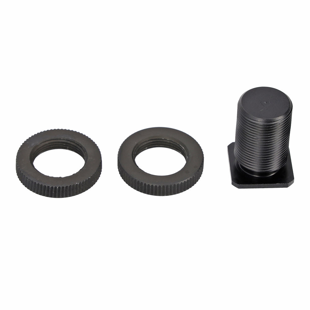 Adapter-Schraube mit 1/4 Zoll Innengewinde & 5/8 Zoll Außengewinde mit 2 Rädelschrauben