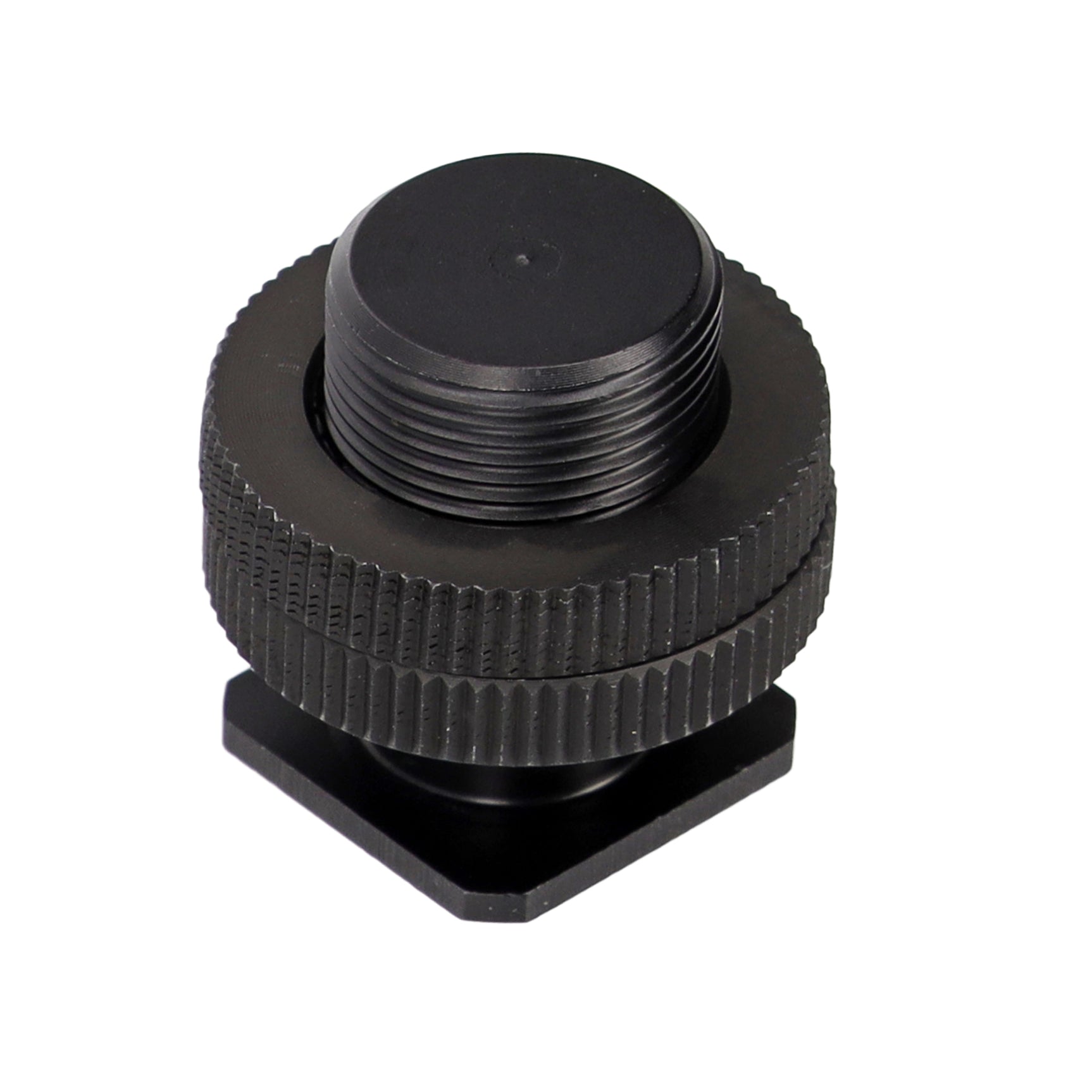 Adapter-Schraube mit 1/4 Zoll Innengewinde & 5/8 Zoll Außengewinde mit 2 Rädelschrauben