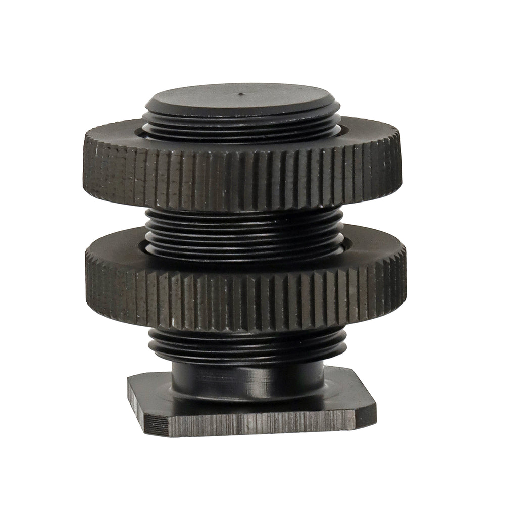 Adapter-Schraube mit 1/4 Zoll Innengewinde & 5/8 Zoll Außengewinde mit 2 Rädelschrauben