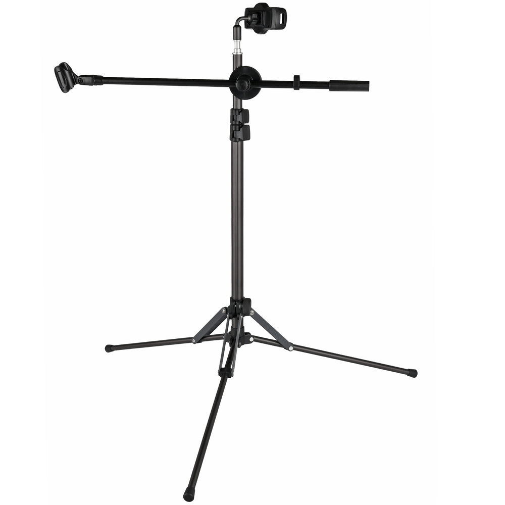 ayex flexibles Mikrofonstativ mit Halter Tablet Smartphonehalterung 1/4 Zoll Spigot Adapter