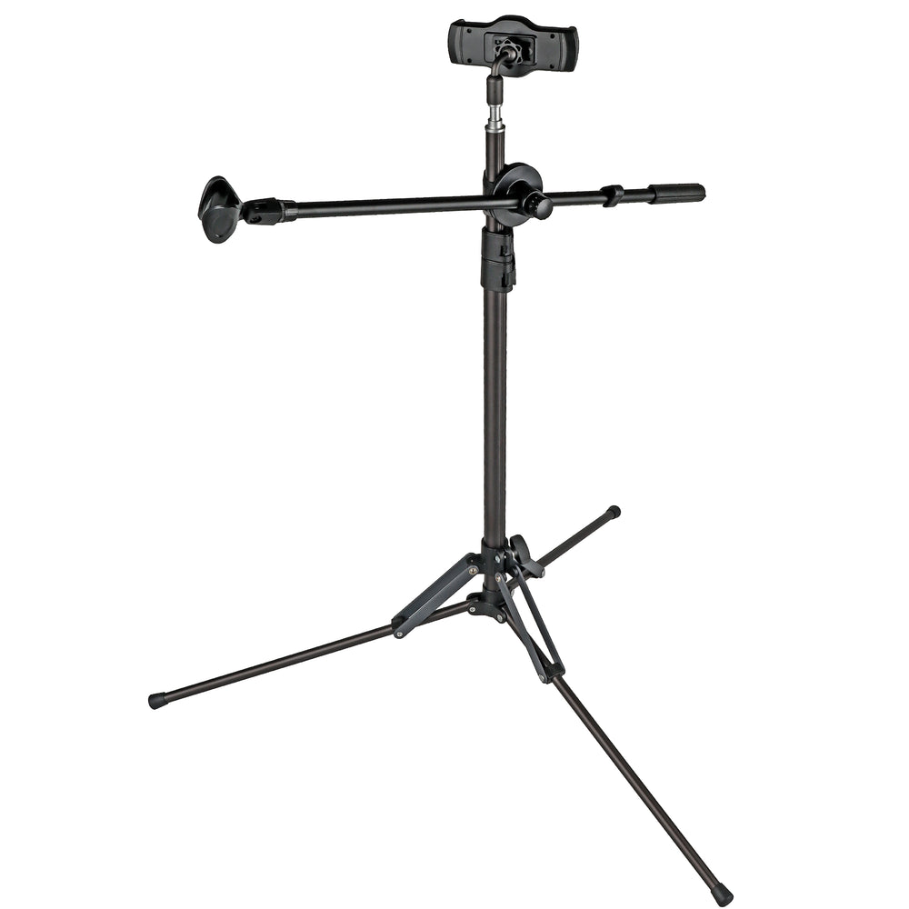 ayex flexibles Mikrofonstativ mit Halter Tablet Smartphonehalterung 1/4 Zoll Spigot Adapter