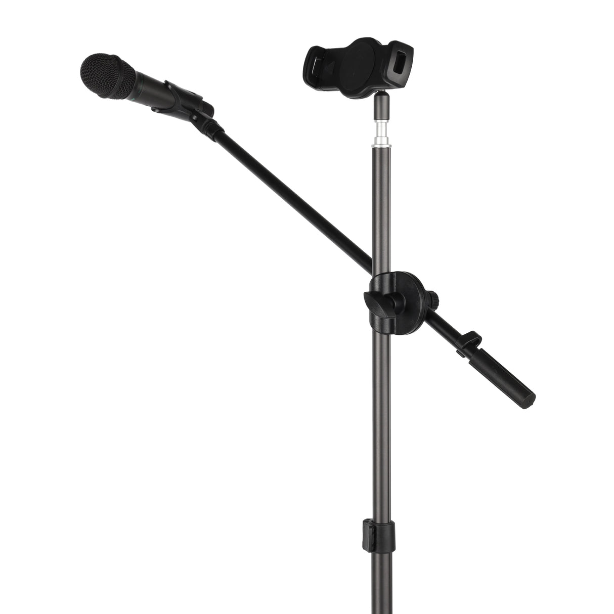 ayex flexibles Mikrofonstativ mit Halter Tablet Smartphonehalterung 1/4 Zoll Spigot Adapter