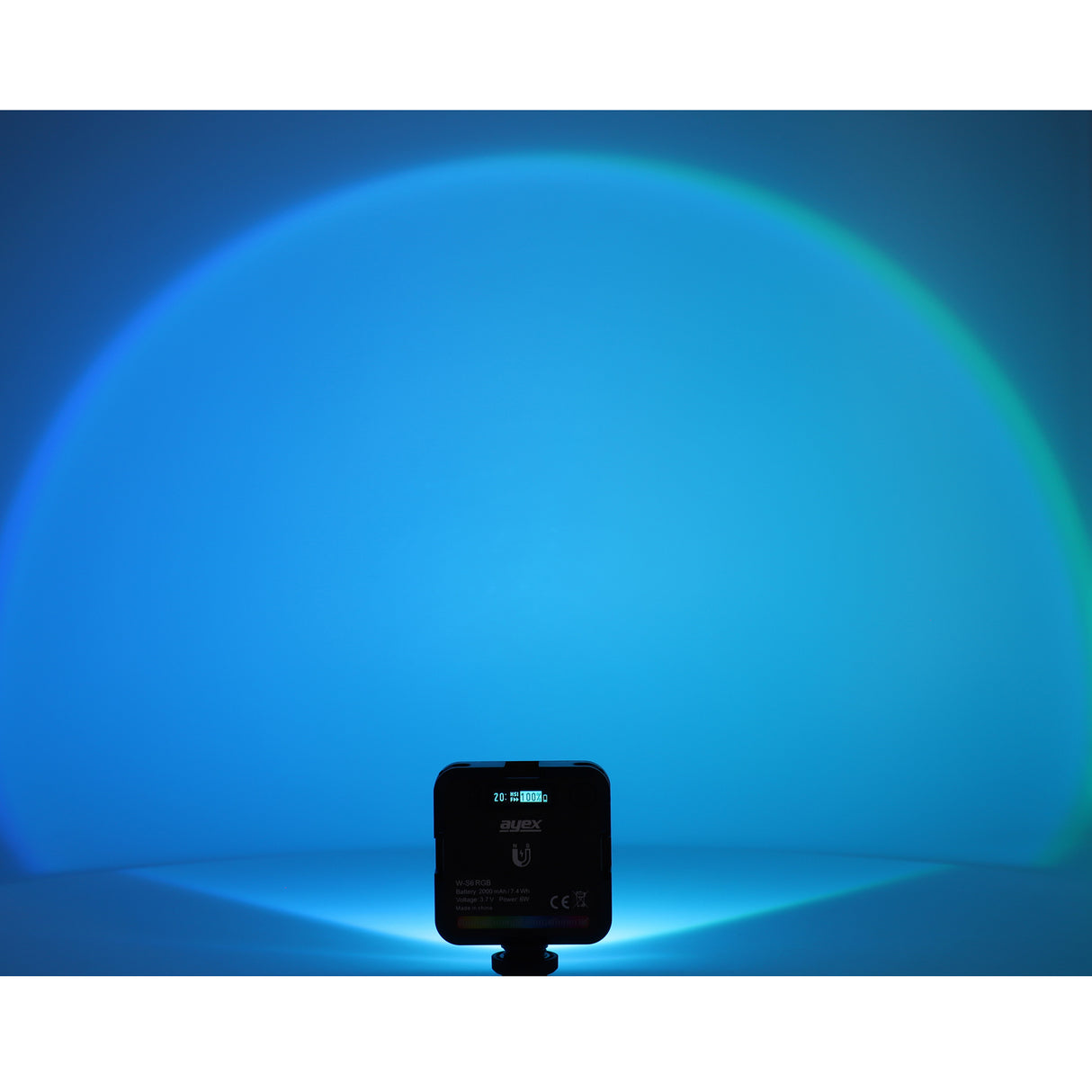 ayex RGB LED Ambiente Light 45 hocheffektiven Lichtperlen 2000mAh Akku wiederaufladbar Type-C W-S6