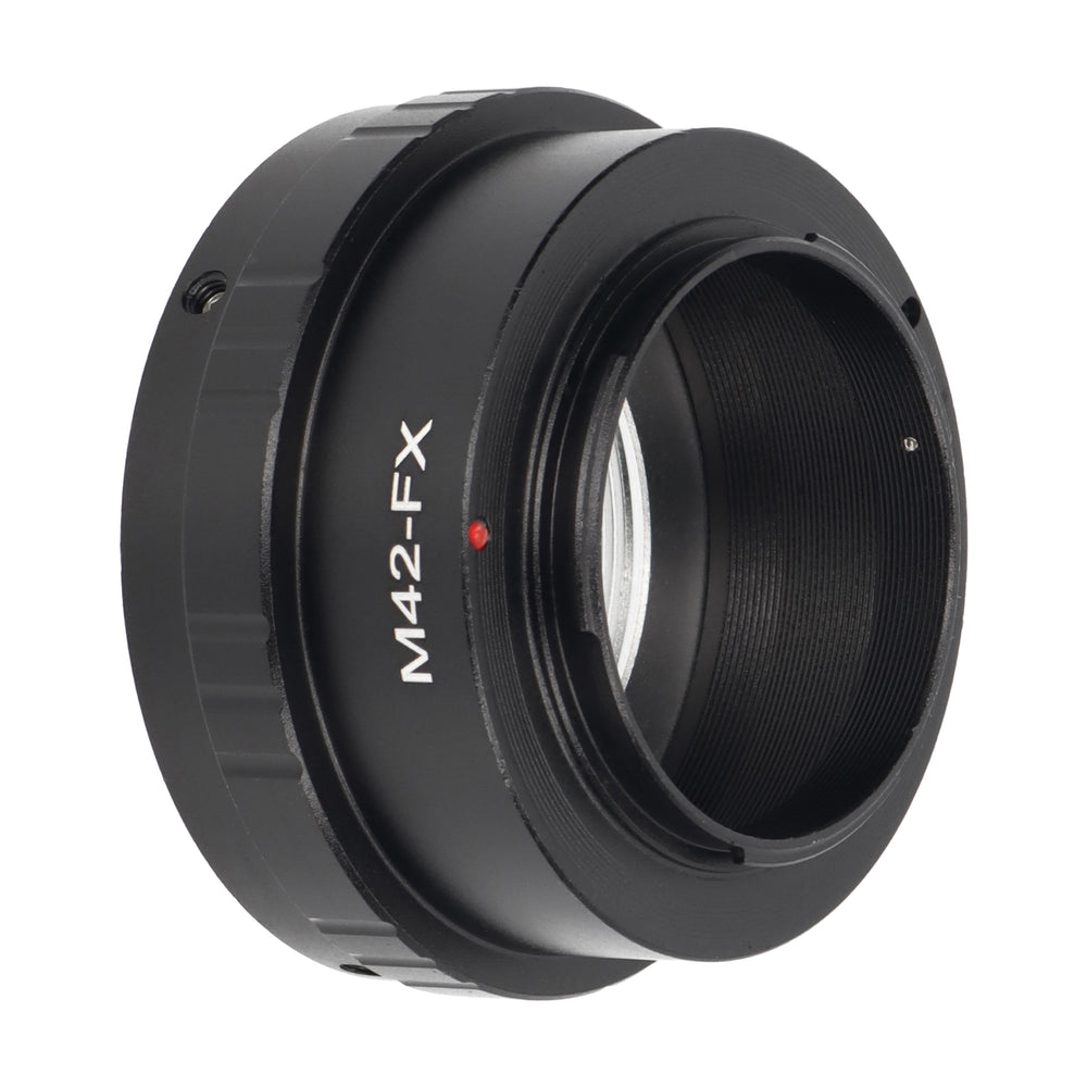 Objektivadapter für M42 Objektiv an Fuji FX Mount Kameragehäuse