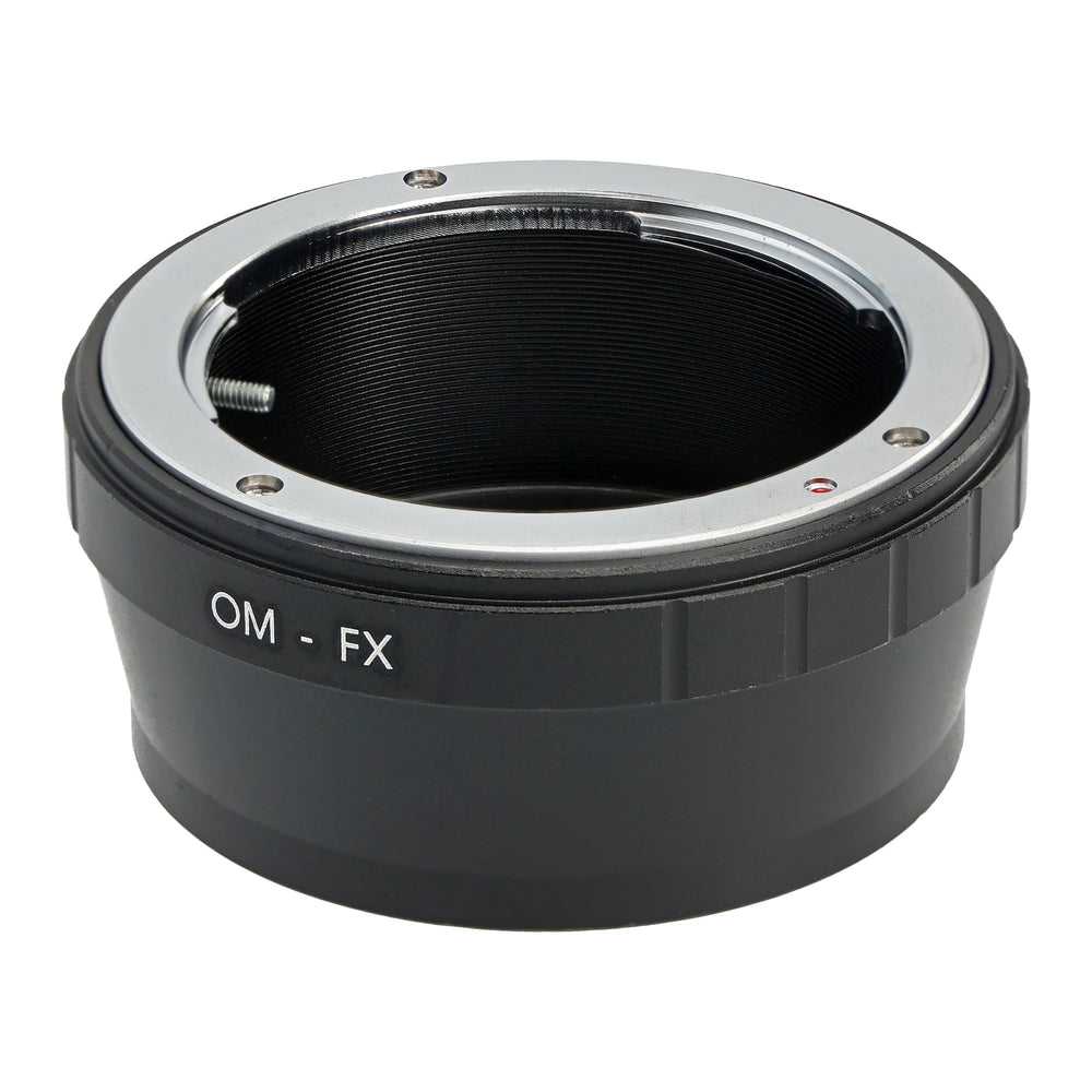 Objektivadapter Olympus OM an Fuji FX Mount Kameragehäuse