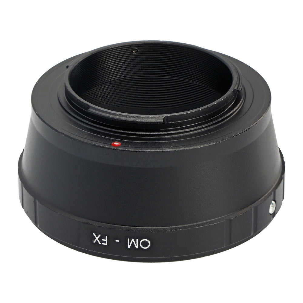 Objektivadapter Olympus OM an Fuji FX Mount Kameragehäuse