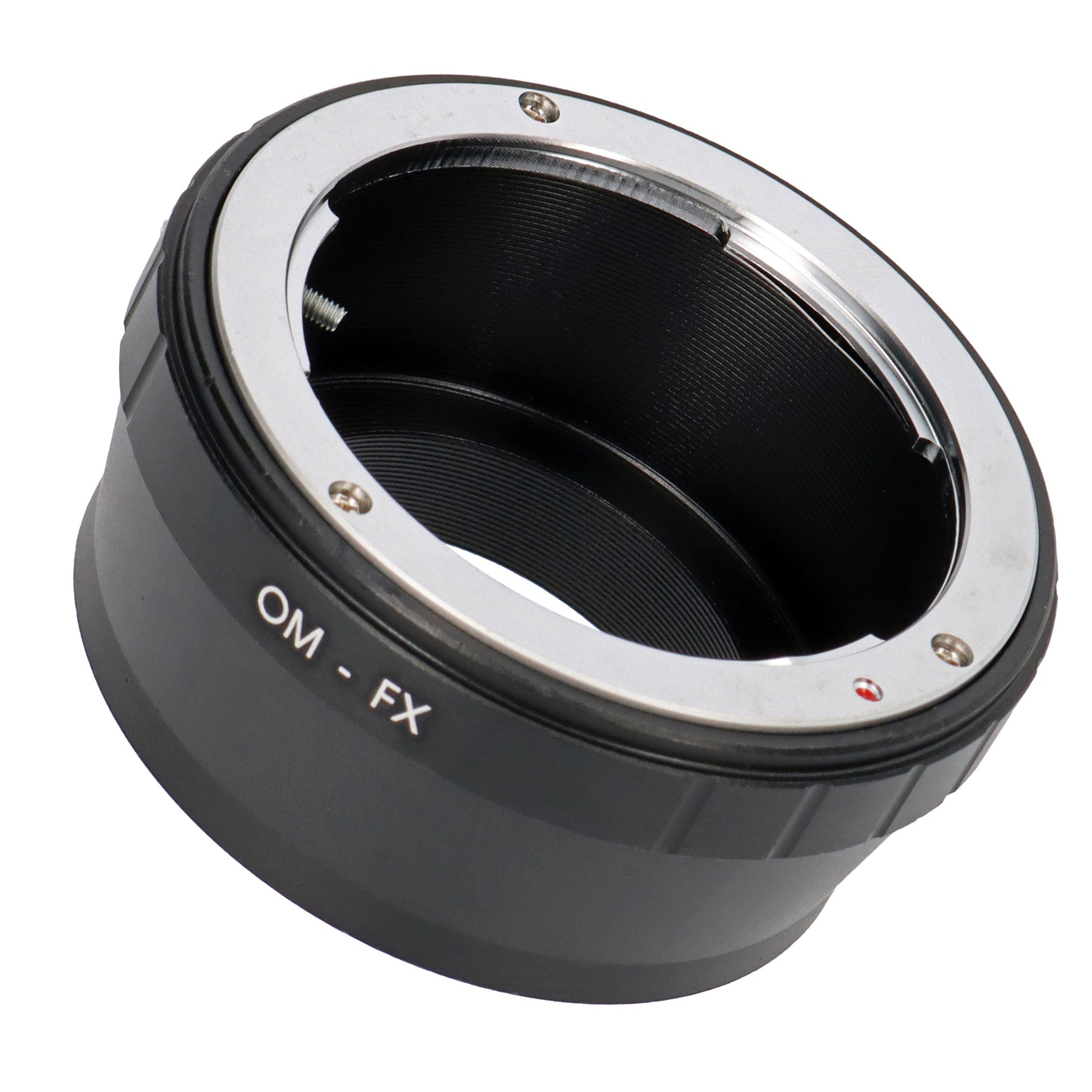 Objektivadapter Olympus OM an Fuji FX Mount Kameragehäuse