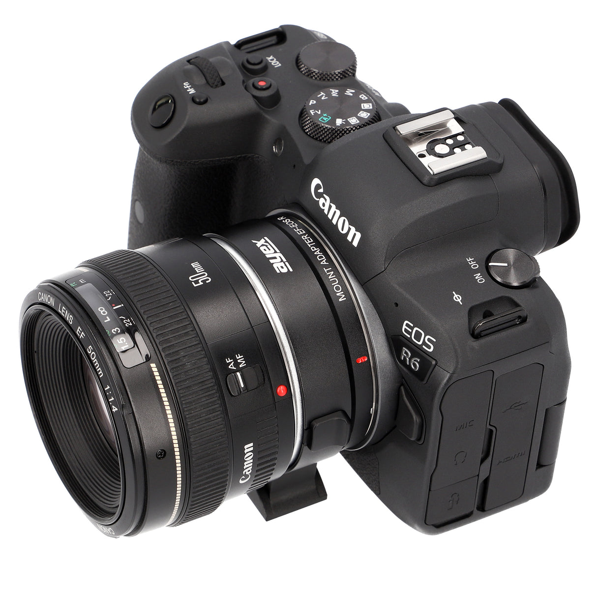 Objektivadapter AF Autofokus Canon Perfekt für EF- und EF-S-Objektive EF-EOSR