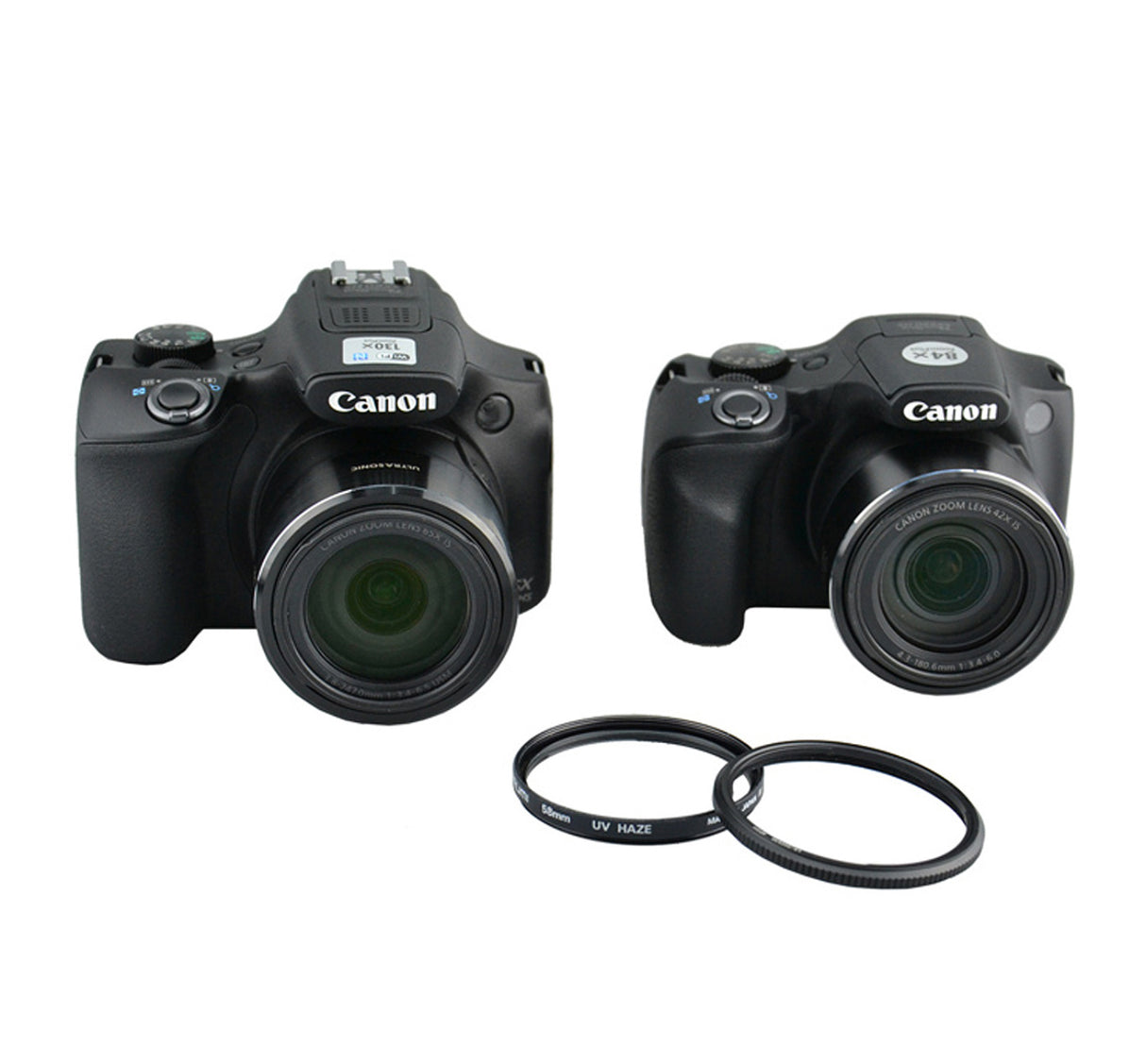 Objektivadapter 58mm Zubehör an Canon PowerShot SX70/60/50/520HS Kameras