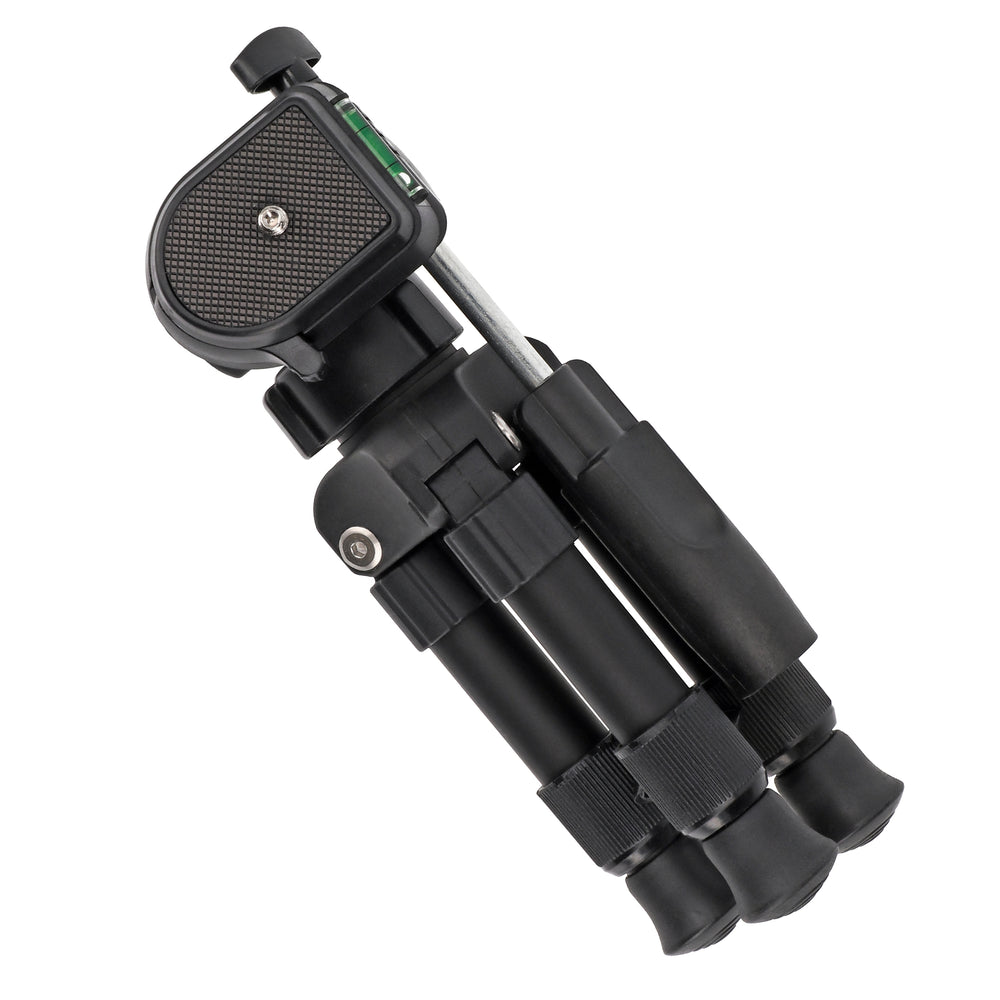 ayex Leichtes Robustes Kamera Stativ mit 3-Wege-Kopf Schnellwechselplatte & Wasserwaage Aluminium