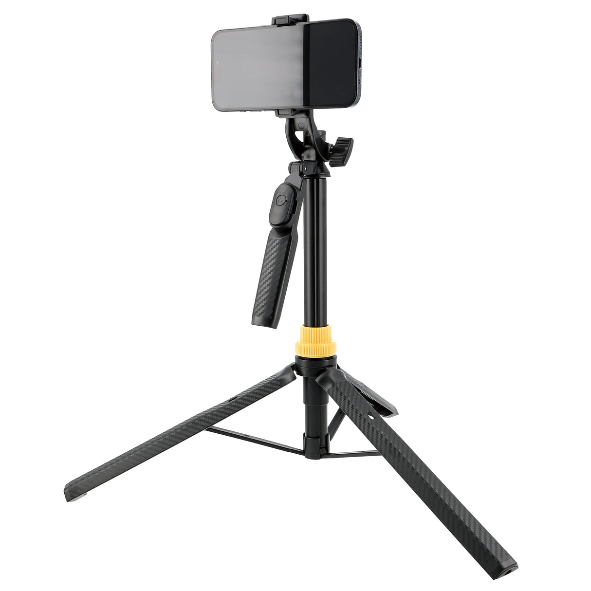 Selfie-Stick-Stativ mit Bluetooth-Fernbedienung & Handyhalterung – ausziehbar bis 170 cm