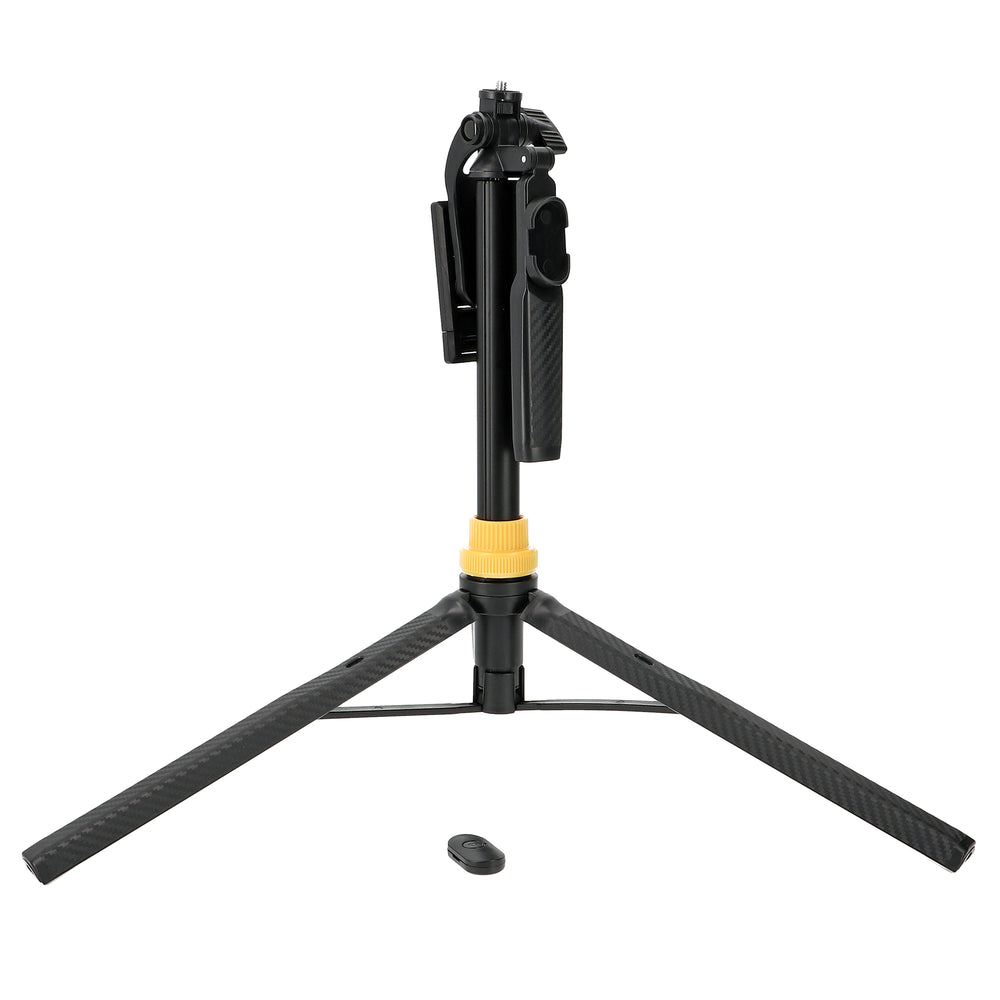 Selfie-Stick-Stativ mit Bluetooth-Fernbedienung & Handyhalterung – ausziehbar bis 170 cm