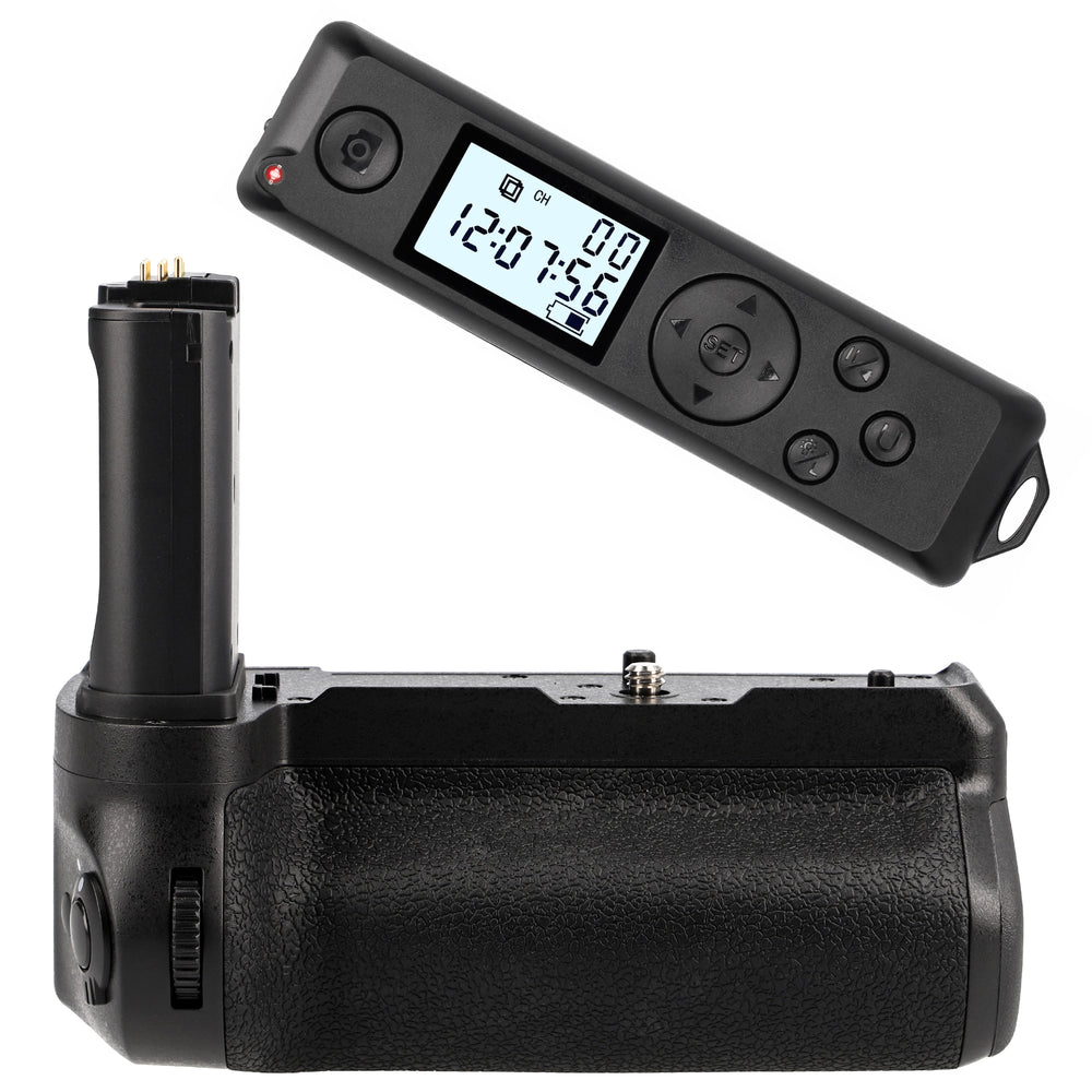 Batteriegriff für Nikon Z6 II & Z7 II inkl. Timer-Fernauslöser + 2x EN-EL15C Akkus