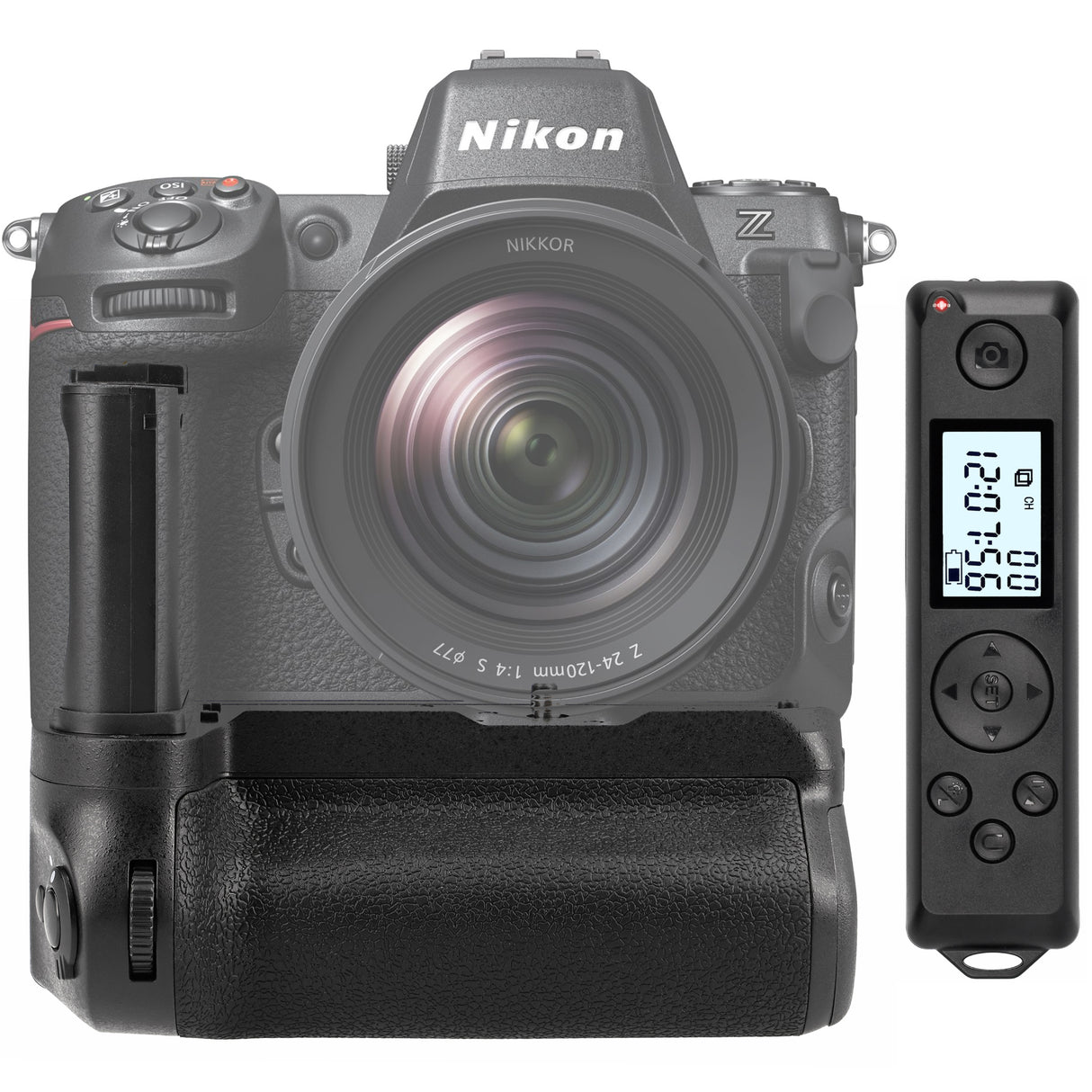 Batteriegriff für Nikon Z8 inkl. Timer Fernauslöser ersetzt MB-N12 Kamera Hochformatgriff Handgriff