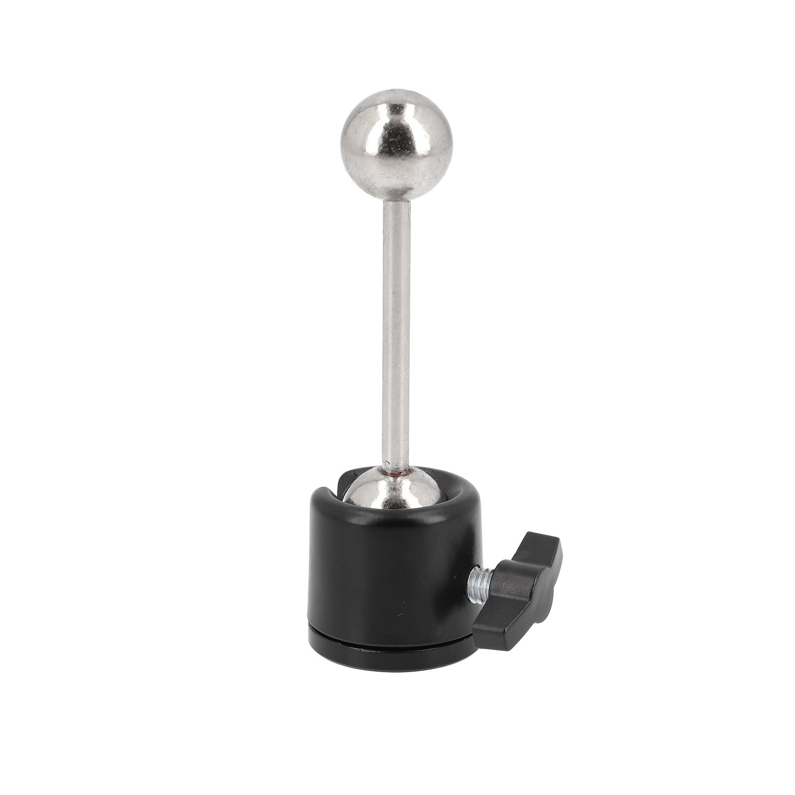 Mini Metall Doppel Kugelkopf mit kurzer Stange 1/4 und 3/8 Zoll Gewinde