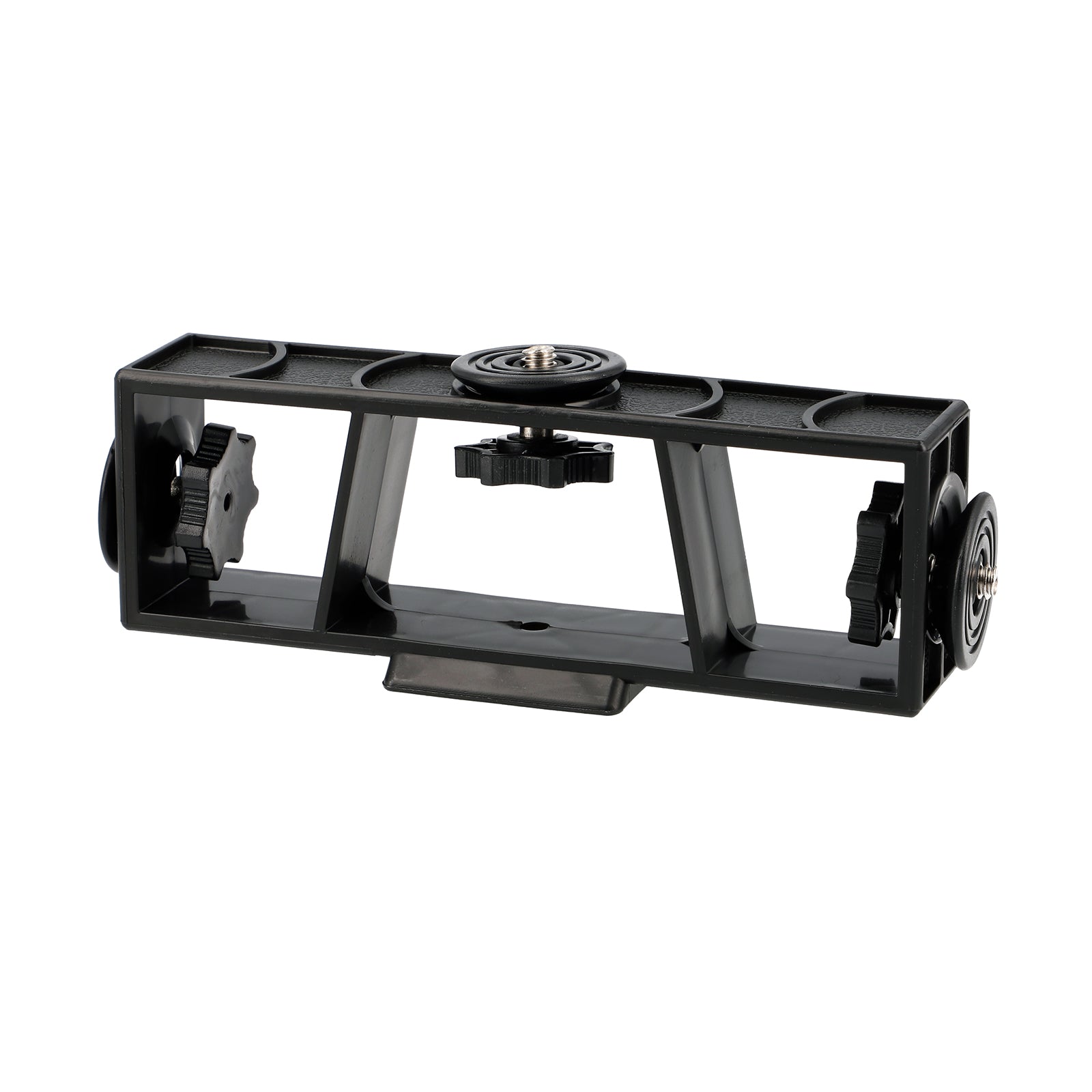 Halterung mit dreifachen 1/4 Zoll Gewinde Kamerahalter für flexible Multi-Kamera-Setups