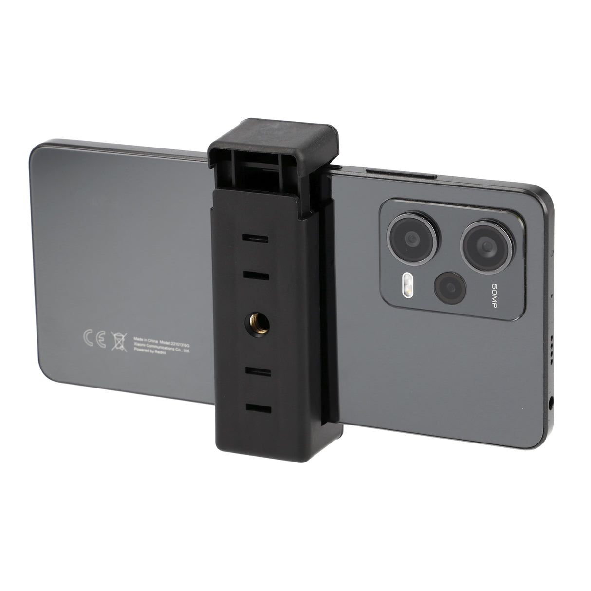 Universal Smartphone Halterung 1/4 Zoll Kompakter Handy Stativhalter für Tripod Hot Shoe & Selfie Stick 60-100mm