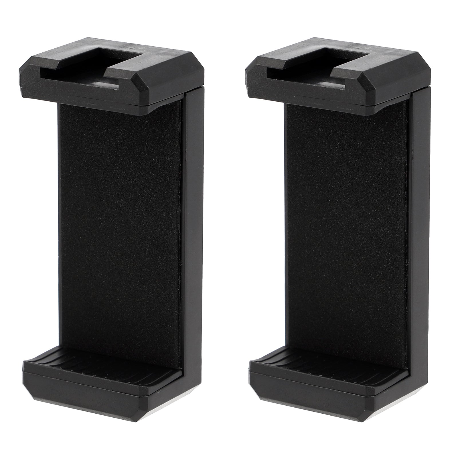 2er Set Universal Smartphone Halterung – Handy Stativadapter mit 1/4 Zoll, Blitzschuh & Schraubklemme für Vlogging, Streaming & Fotografie