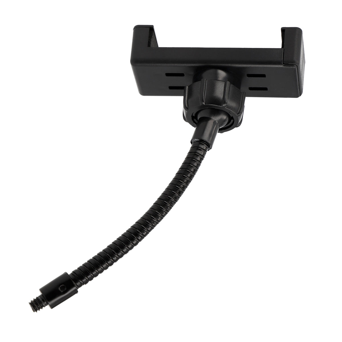 Flexibler Smartphone Halter mit Schwanenhals & 360° Kugelkopf Universal Handy Stativadapter 1/4 Zoll 15cm Arm