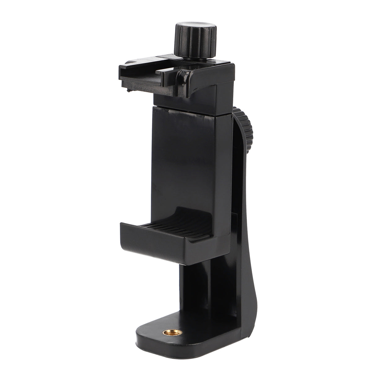 Universal Smartphone Halterung mit Blitzschuh & Stativgewinde - Handyhalter für Tripod, Ringlicht & Vlogging