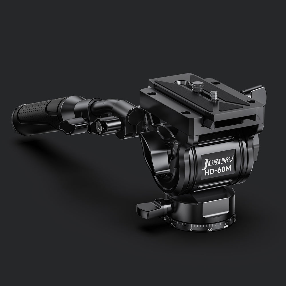 JUSINO Hydraulik Präzisions-Videoneiger 15kg Tragkraft HD-60M