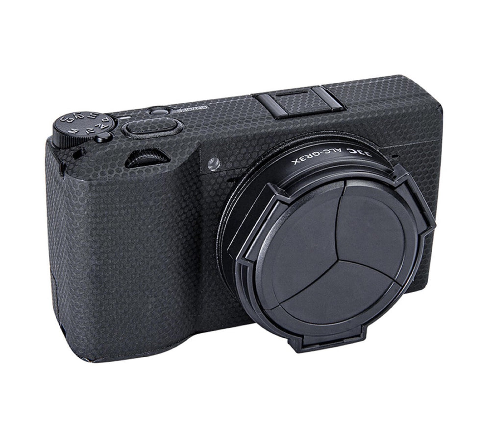 Automatik Objektivkappe für Ricoh GR IIIx Schutz ohne Entfernen