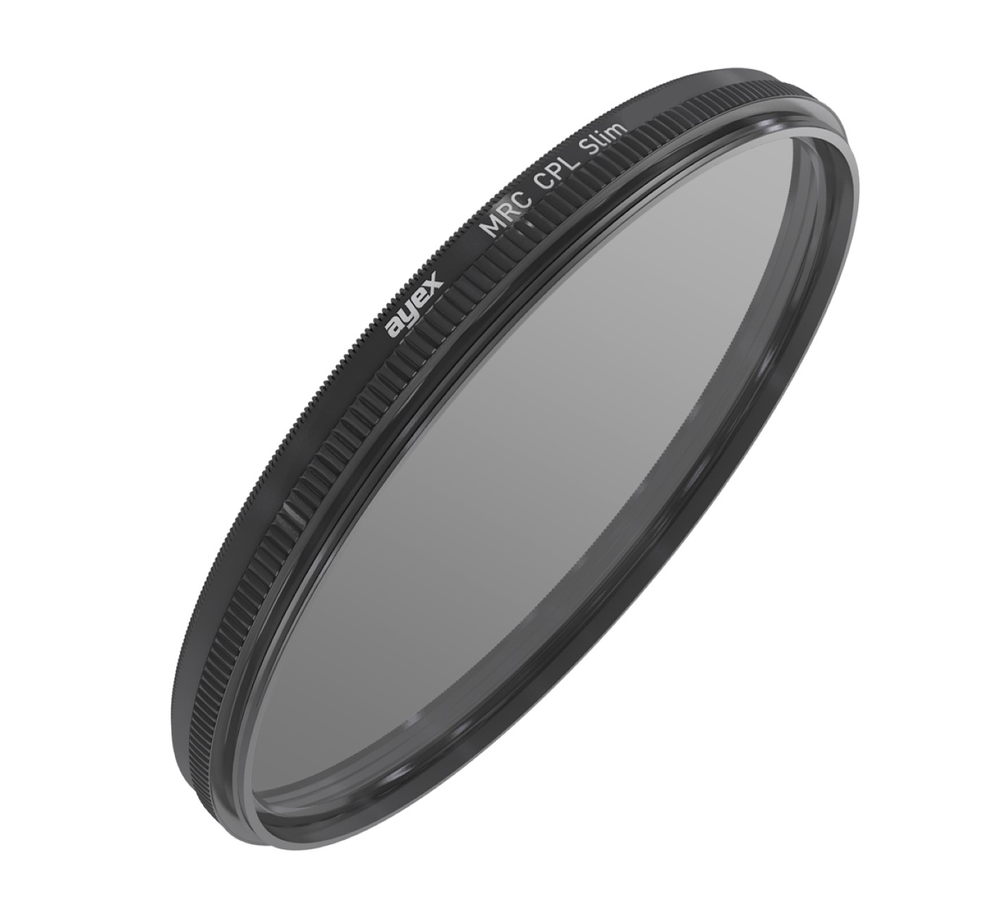 ayex 16-fach vergüteter Slim Polfilter (CPL) 43mm