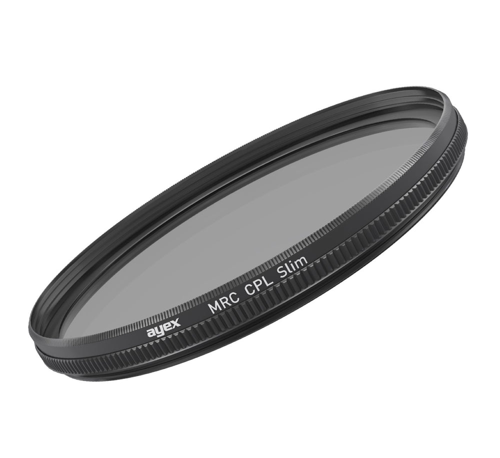 ayex 16-fach vergüteter Slim Polfilter (CPL) 58mm