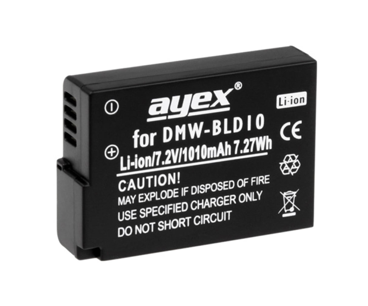 DMW-BLD10 Akku für Panasonic zB. DMC-GF2 & DMC-GF2KEG-K Leistungsstark zuverlässig