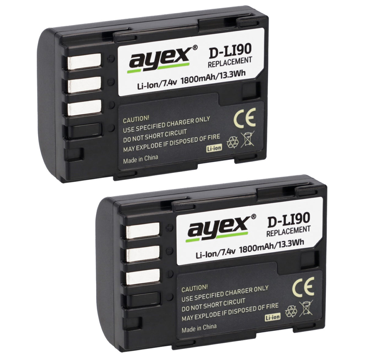 Batteriegriff Set für Pentax K-7 K-5 K-5 II K-5 IIs ähnlich D-BG4 + 2x D-Li90 Akku