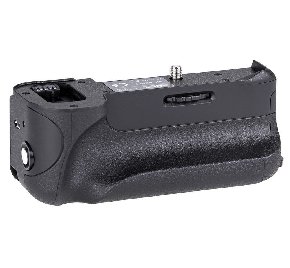 Batteriegriff Set für Sony Alpha A6500 + 2x NP-FW50 Akku + 1x USB Dual Ladegerät