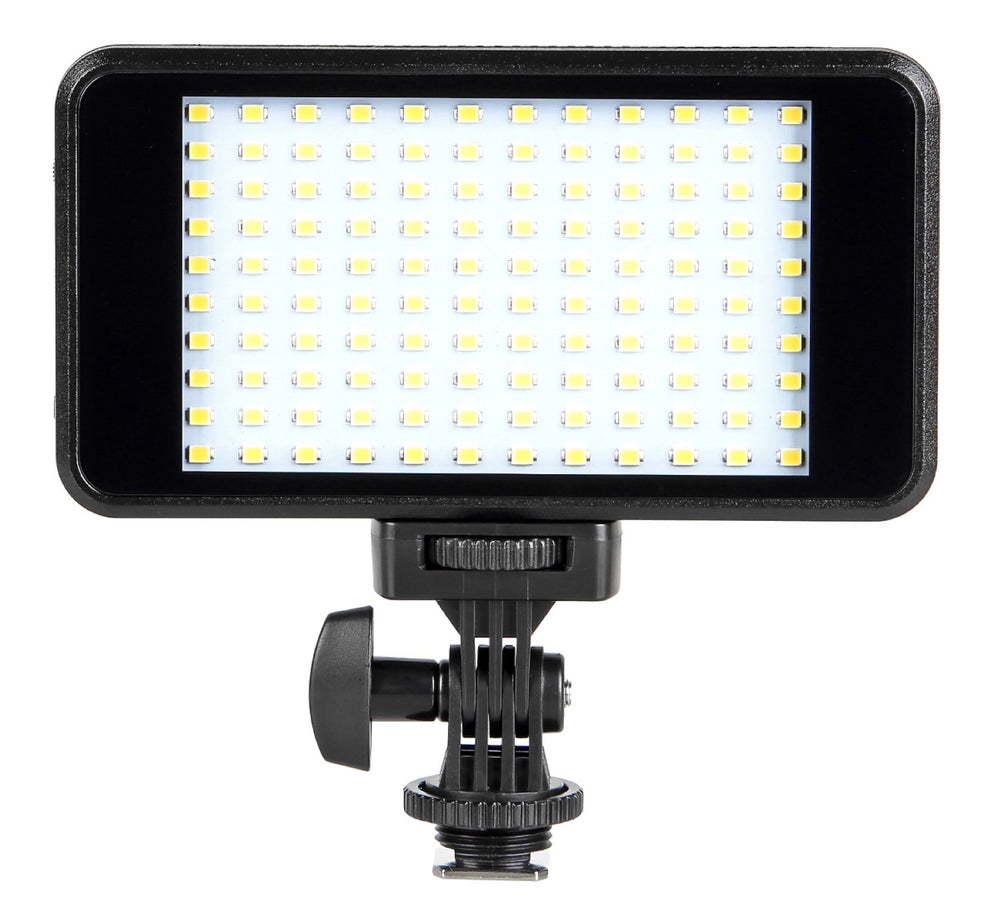 ayex LED light Videoleuchte mit 120 LEDs Inkl. Li-Ion Akku und Ladegerät