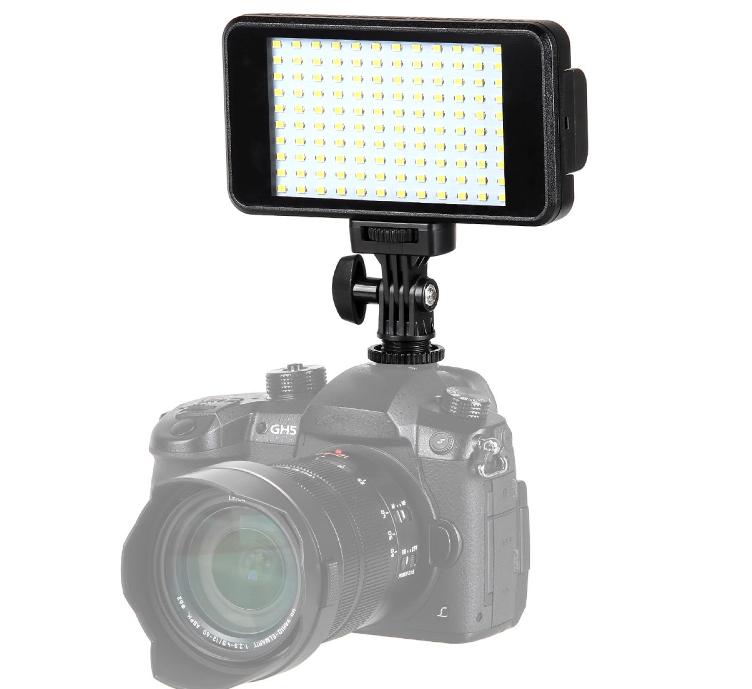 ayex LED light Videoleuchte mit 120 LEDs Inkl. Li-Ion Akku und Ladegerät