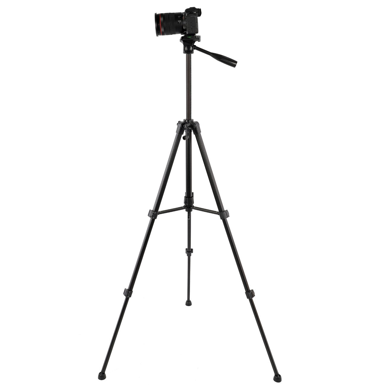 Kamerastativ mit 3-Wege-Kopf höhenverstellbar bis 163 cm leicht & stabil bis 5 kg