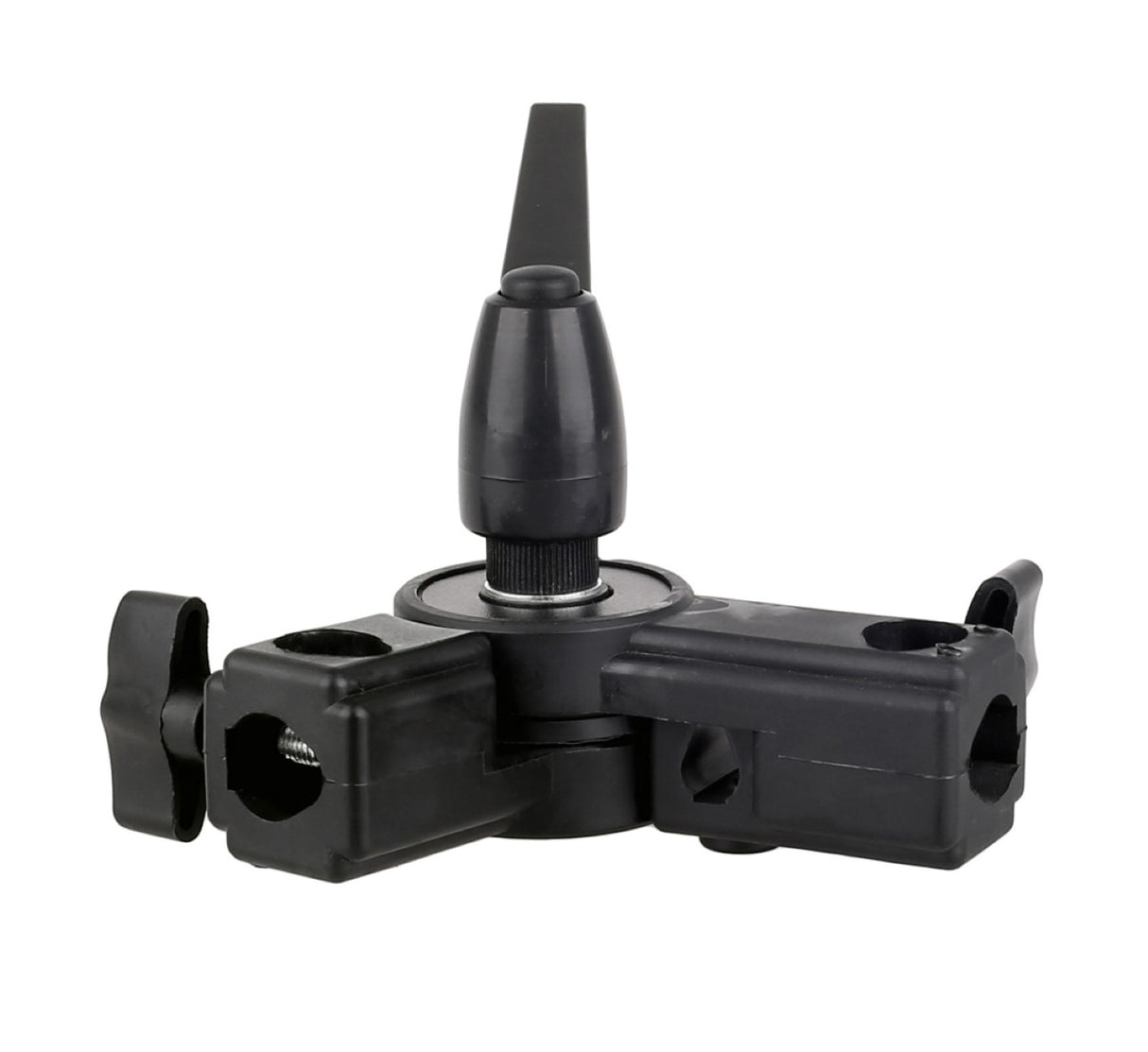 Multi-Neiger für Lampenstative Softboxen Reflexschirme mit 3-Wege-Spigot und Schirmhalter GP-25